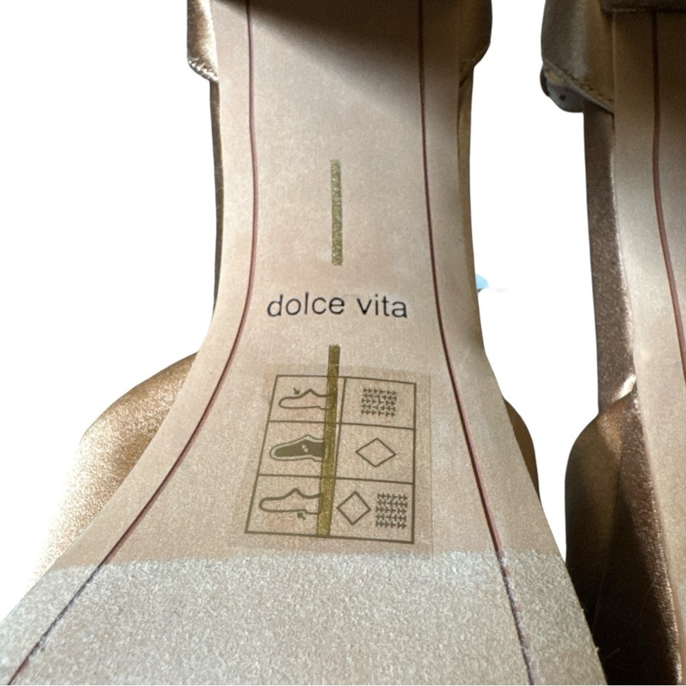 Dolce Vita Mid Brown Pandro Heels Size 7 - Picture 6 of 8